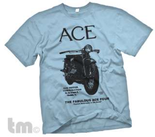 Vintage ACE Four MOTORCYCLE Classic 1920s bike T Shirt  
