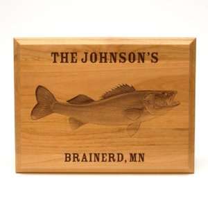  Walleye Engraved Plaque Patio, Lawn & Garden