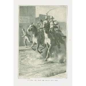  1913 2 W Herbert Dunton Western Prints Cowboys Everything 