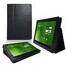   BLACK FLIP LEATHER CASE COVER STAND FOR ACER ICONIA TAB A500 10.1 INCH