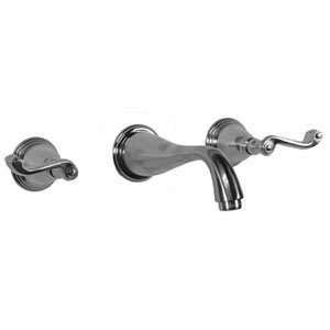   Faucets 8 Wall Mounted Lav Faucet With 7 3/4 Spout: Home Improvement