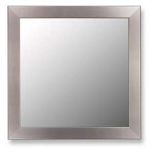  2 pack wall mirror set with stainless silver finish. by 