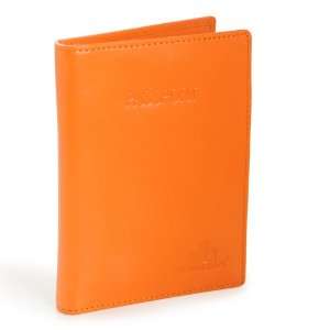  Cathys Concepts Leather Passport Holder, Mandarin Orange 