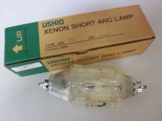 USHIO XENON SHORT ARC LAMP Type UXL 7S Unused. Old Stock.  