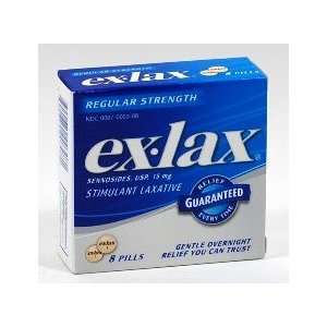  5 Pack Special Ex Lax R/S Pills 8 Count [Health and Beauty 