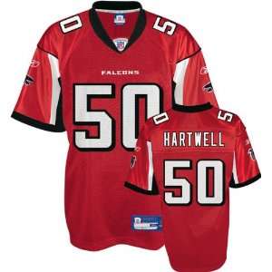  Edgerton Hartwell Red Reebok NFL Replica Atlanta Falcons 