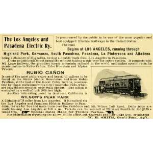   Electric Railway W H Smith   Original Print Ad