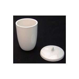 ONE Tall/High Form Ceramic CRUCIBLE w/Cover 15ml 
