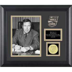  Bill France NASCAR Hall of Fame Inaugural Inductee Framed 