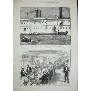   : 1876 King Queen Portugal Serapis Ship Captain Glyn: Home & Kitchen