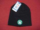 Adidas Boston Celtics Black Beanie Skull Cuffless Knit Hat Cap