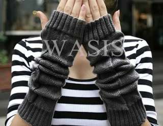 Arm Warmer Ladies Womens Fingerless Gloves 5Colors 301  