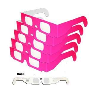   Spots and Solar Flares   SAFE  Hot Pink Neon   5 Pairs Electronics