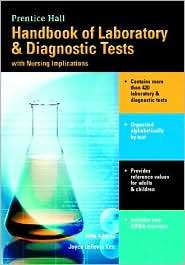 Prentice Hall Handbook of Laboratory & Diagnostic Tests with Nursing 