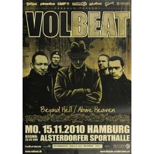  Volbeat   München 2010   CONCERT   POSTER from GERMANY 