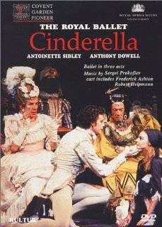   Cinderella / Sibley, Dowell, Royal Ballet DVD ~ Antoinette Sibley