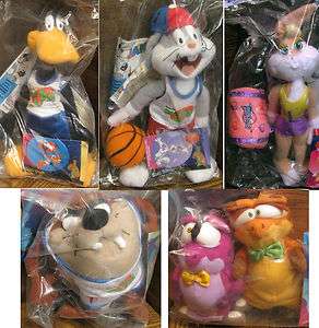 1996 Mcdonald’s SPACE JAM Bugs Bunny Daffy Duck Taz Lola Bunny 