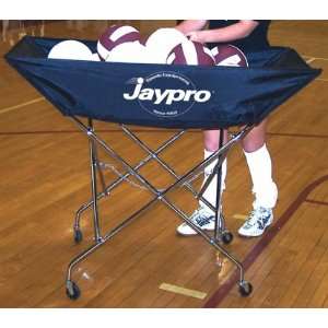 Jaypro Volleyball Hammock Drill Cart BLUE 48 L X 22 W X 12 D X 40 H 