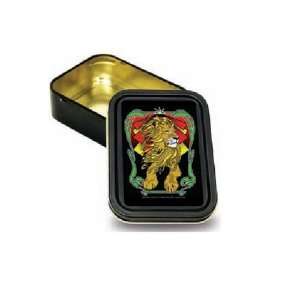 Rasta Lion Air Tight and Water Resistant Metal Storage Tin, 2 3/4 x by 