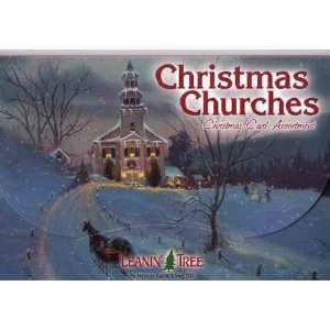 Leanin Tree AST90237 Christmas Churches Christmas Boxed Cards