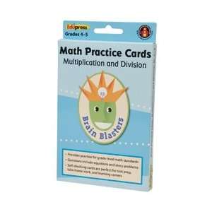  Brain Blasters Math Practice Cards