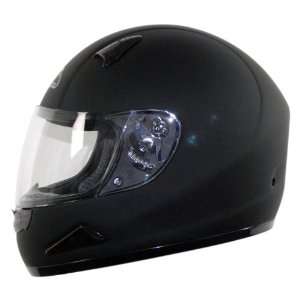    Vega Mach 1 Rubber Flat Black Small Full Face Helmet: Automotive