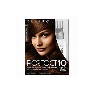  Clairol Nice n Easy Perfect 10 Permanent Hair Color #6G 
