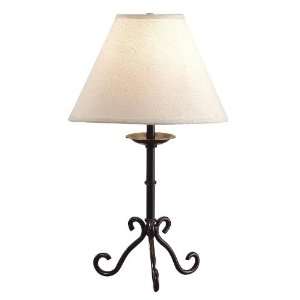  Wrought Iron Curled Foot Table Lamp