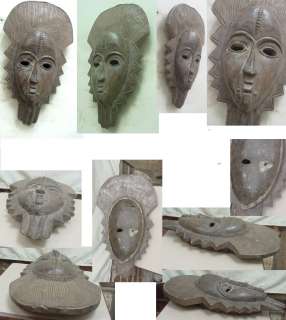 AFRICAN ART BAULE MASK #11  17 3LBS IV. COAST  