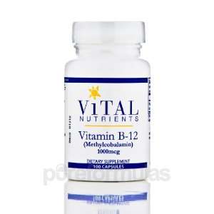  Vital Nutrients Vitamin B12 (Methylcobalamin) 1000 mcg 100 