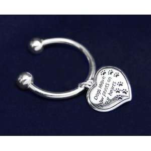  Animal Cause Key Chain   Dogs Leave Paw Prints (Retail 