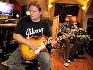   THIS GUITAR IN STUDIO WITH VIC JOHNSON (SAMMY HAGAR & THE WABOS