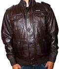 Brown Leather Jacket by Live Mechanics