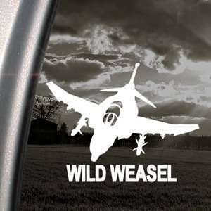  F 4 Phantom II Wild Weasel Decal Window Sticker 