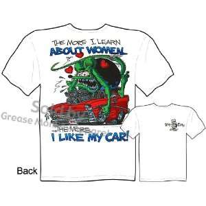   Rat Fink Shirts 56 Chevy More I Learn About Women Rat Fink T Shirt