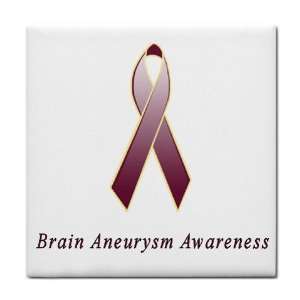  Brain Aneurysm Awareness Ribbon Tile Trivet Everything 
