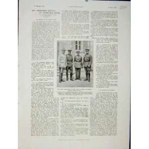  Foch Military Bombon Haig Petain French Print 1931