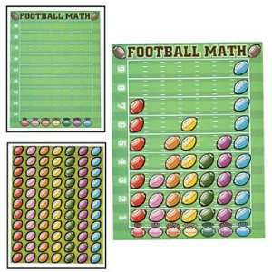 12 Football Counting Stickers   Teacher Resources & Learning Aids