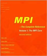 MPI The Complete Reference (2 volume set), (0262692163), Marc Snir 