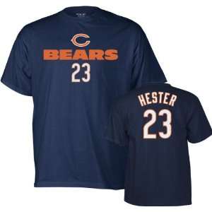  Devin Hester Reebok Name and Number Chicago Bears T Shirt 