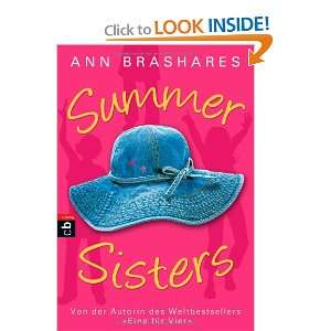  Summer Sisters (9783570400463) Ann Brashares Books