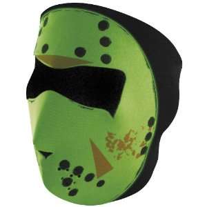 Zan Headgear Full Face Mask Glow In The Dark Jason One Size Fits Most 