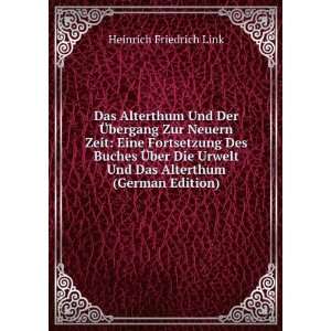   Und Das Alterthum (German Edition) Heinrich Friedrich Link Books