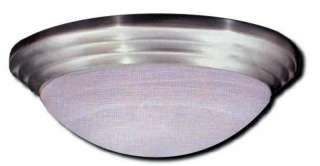 BRUSHED NICKEL 13 2 LIGHT CEILING WITH ALABASTER GLASS  