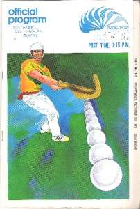 1976 BRIDGEPORT JAI ALAI PROGRAM, INAGURAL SEASON, # 170, OCT 20 1976 