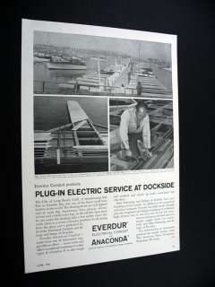 Everdur Electrical Conduit Alamitos Bay Marina 1960 Ad  