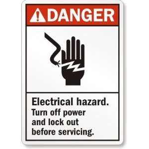  Danger (ANSI): Electrical Hazard Turn Off Power and Lock 