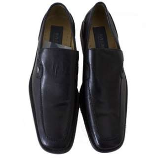   P21165 P: Leather Dress Shoes.. NEW BLACK   SIZE 9 Hazan  Loafer