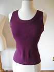 kate hill s nwot scoop neck sweater plum violet pullover top blouse 