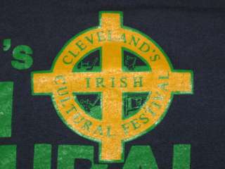 vintage CLEVELAND IRISH CULTURAL FESTIVAL T Shirt LARGE soft 90s 